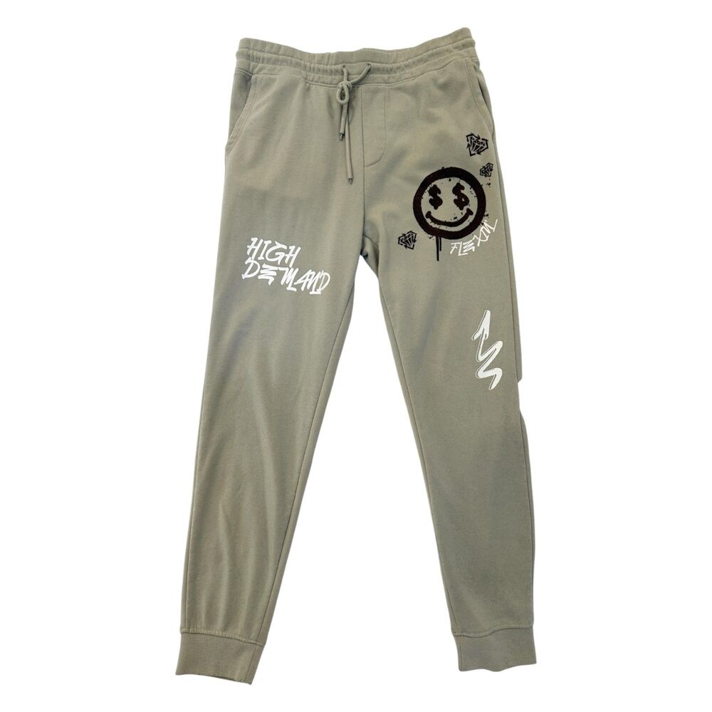 Rue 21 Mens Y2K Taupe Joggers Size Large